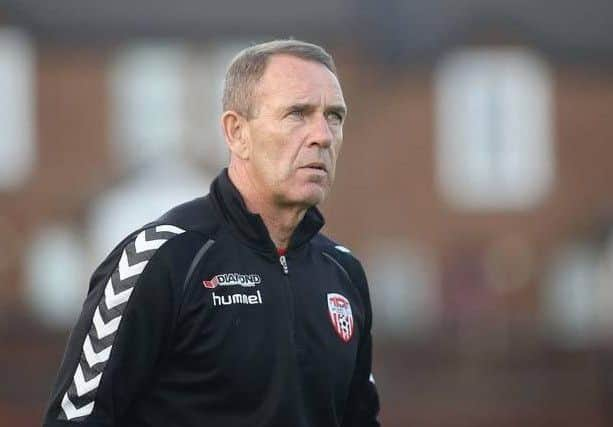 Derry City manager Kenny Shiels.