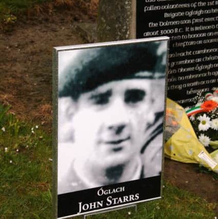 The late Volunteer John Starrs.