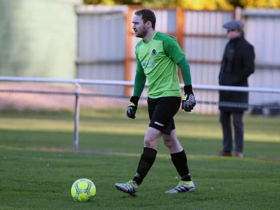 Goalkeeper Marty Gallagher made a few big saves to earn Institute a point against Newry City.