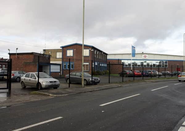 The Arntz Belting factory site at Pennyburn which has been earmarked for a major redevelopment. (1611MM7)