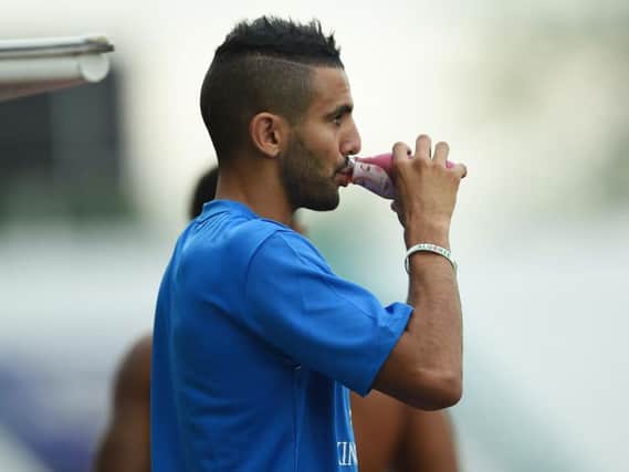 Algerian international Riyad Mahrez.