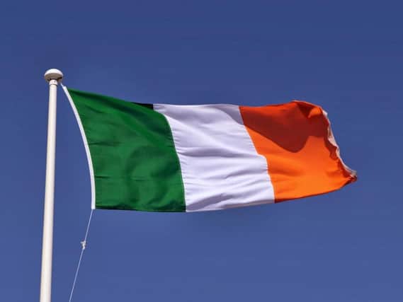 The Irish Tricolour.