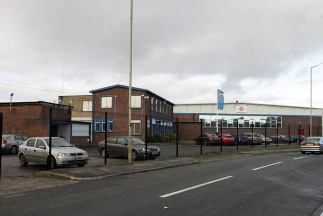 The Arntz Belting factory site at Pennyburn which has been earmarked for a major redevelopment. (1611MM7)