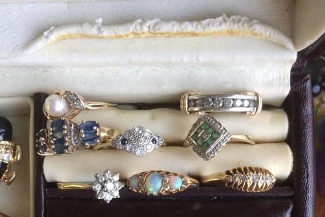 Some of the items which were stolen during a burglary at Christine McCartney's home in Limavady.