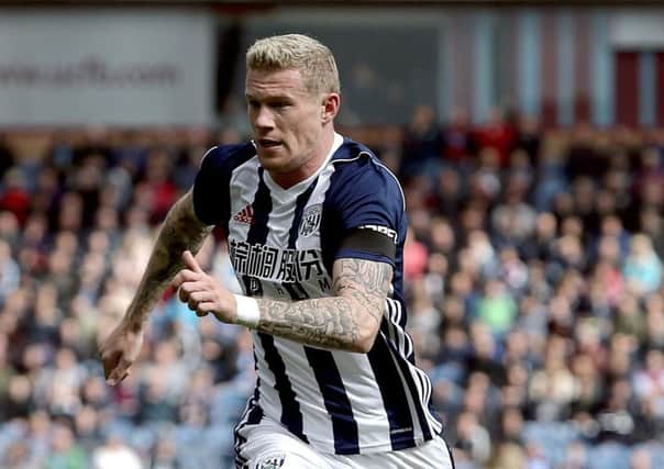 West Bromwich Albion's James McClean.
