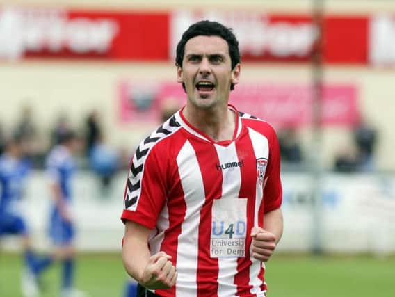Derry City F.C. legend, Mark Farren.