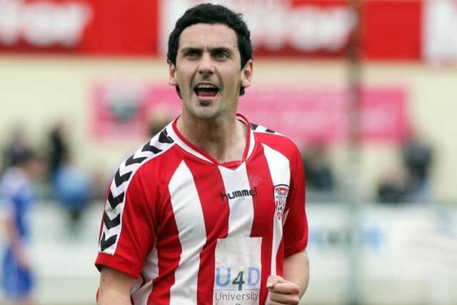 Throughout his time with Derry City F.C. Mark Farren scored a record breaking 113 goals.