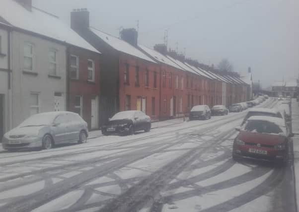 The north west epxerienced the heaviest snow fall of the winter overnight.