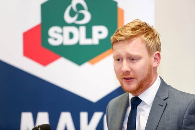 SDLP candidate Daniel McCrossan. (Picture: Philip Magowan / PressEye)
