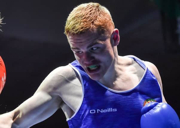 Oakleaf boxer Brett McGinty is confidence he can win his first Irish Senior title, this weekend.