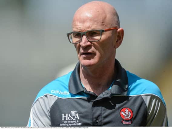 DISAPPOINTMENT . . .Derry manager Collie McGurk