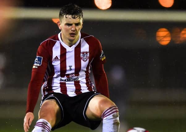 Ronan Hale was presented with two of Derry City's best chances in the first half of the 2-1 defeat to Sligo Rovers.