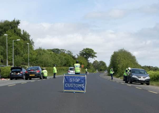 Customs checkpoints operated in three locations in Inishowen.