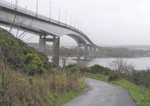 The Foyle Bridge in Derry.