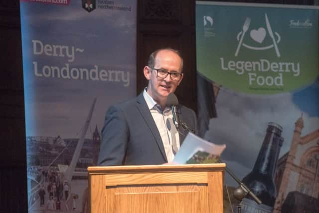 Cheff Brian McDermott, pictured during the Taste Our Best Conference in the Guildhall. Picture Martin McKeown. Inpresspics.com. 05.03.18