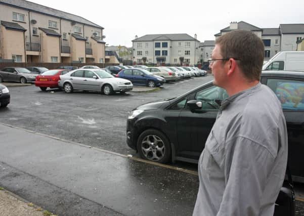 Colm Barton pictured preivously at the heavily congested Glenfada Park in the Bogside. 0106JM43