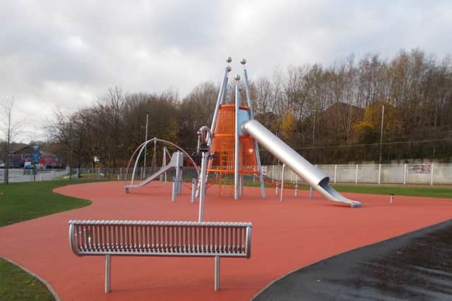 The new play park at the Branydwell has now opened.