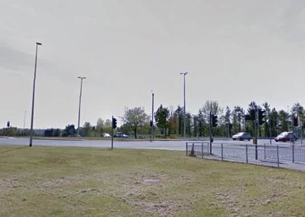 Lights out: Culmore Roundabout.