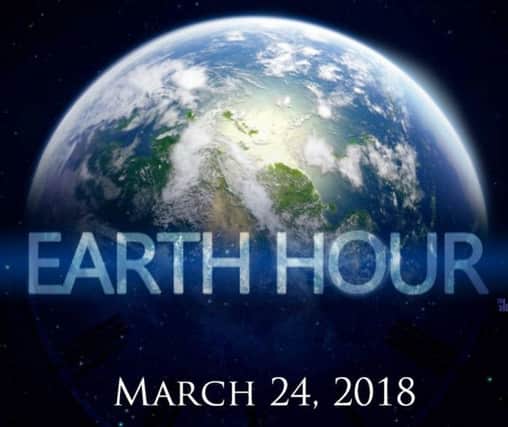 Earth Hour is on March 24.