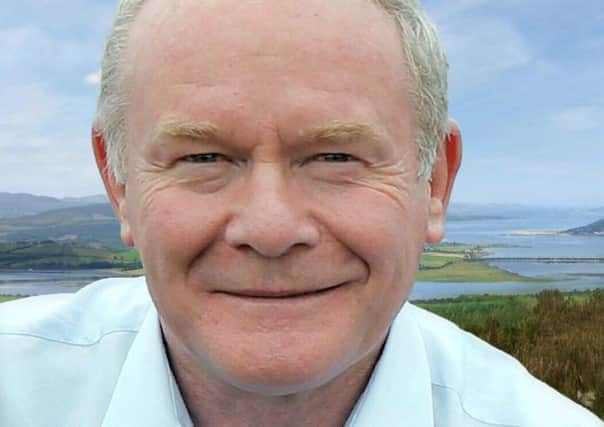 The late Martin McGuinness