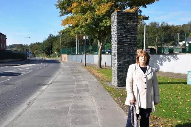 Sinn Fein Councillor Patricia Logue .