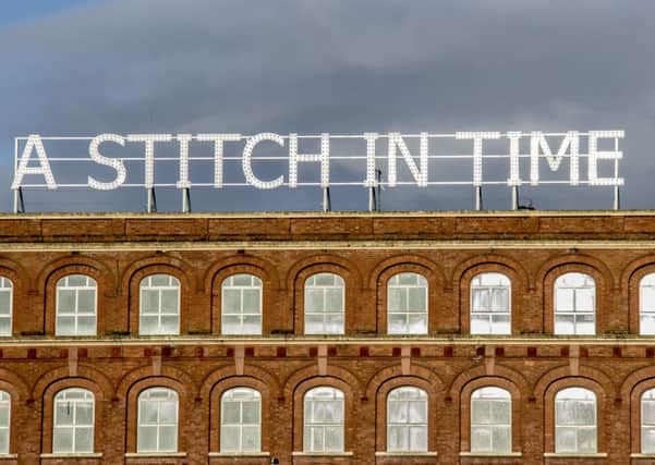 The art installation 'A Stitch In Time' gifted to Derry following the 2013 City of Culture year.