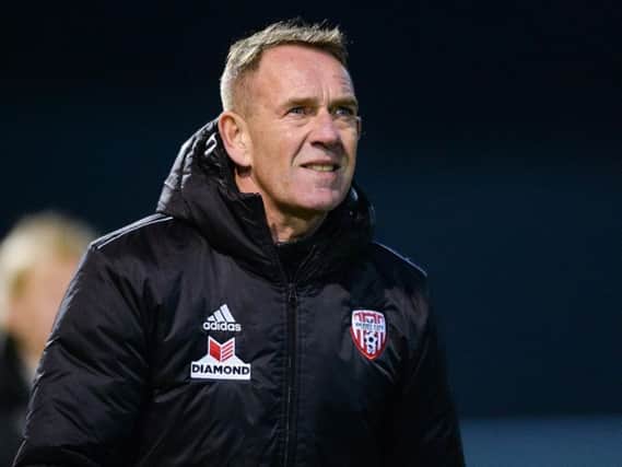 Derry City manager Kenny Shiels.
