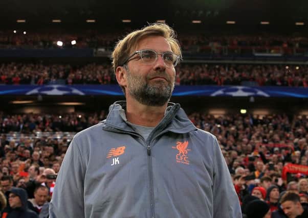 Liverpool manager Jurgen Klopp