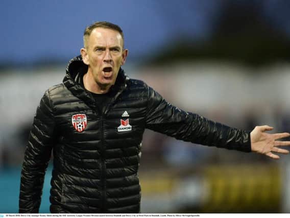 Derry City boss, Kenny Shiels blasted the state of Limerick's pitch after his side's 3-0 win.