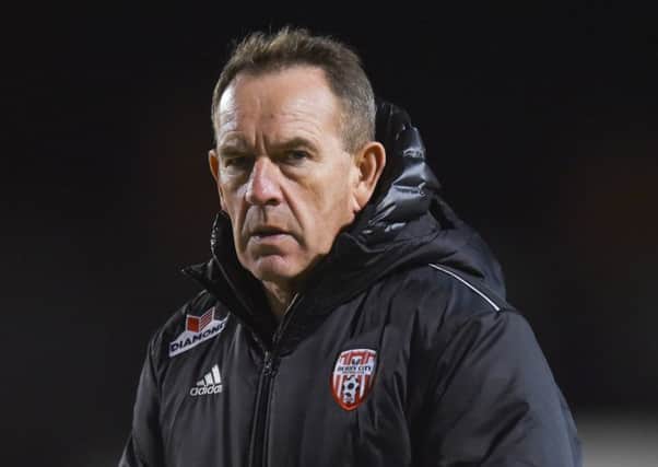 Derry City manager Kenny Shiels