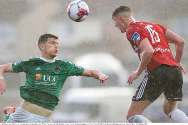 Derry City defender Eoin Toal was in superb form as he helped Derry to a scoreless draw against Cork