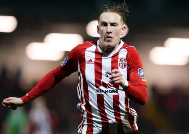 Derry City striker, Ronan Curtis could sit out tonight's match against St Pat's at Richmond with a knee injury.