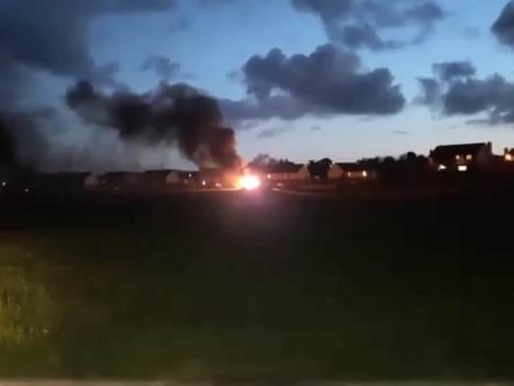 Galliagh fire.