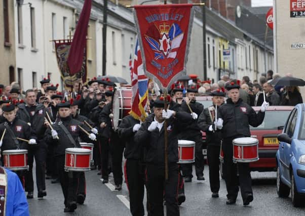 The Burntollet Sons of Ulster Flute Band.