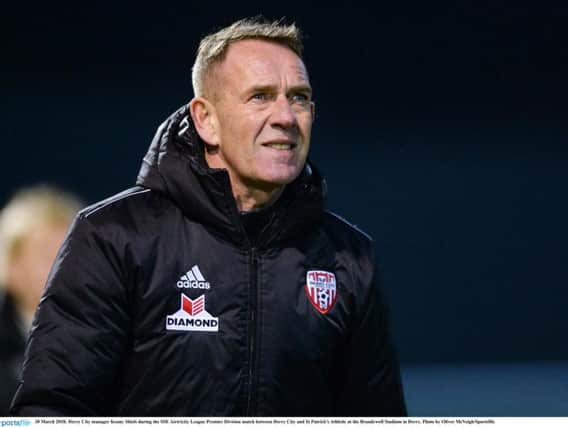 Kenny Shiels 100th game in charge of Derry City ended in a 4-0 defeat to Waterford.
