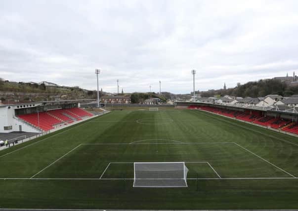 The newly revamped Brandywell stadium opened earlier this year.