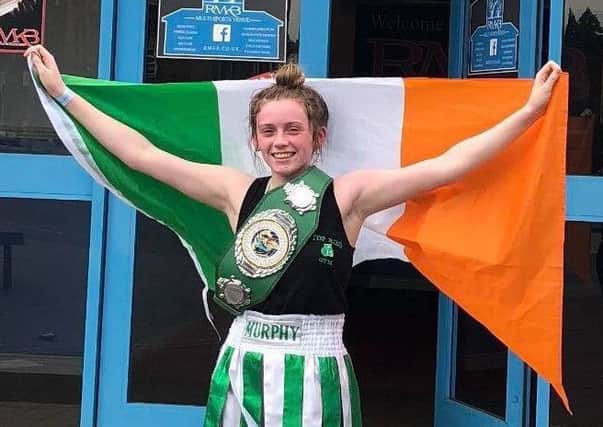 WRSA Celtic title winner, Caitlin Murphy from Top Ring.