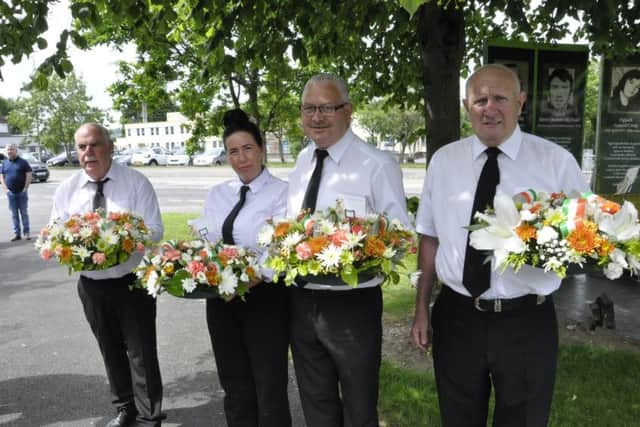 Local monument committee and Sinn Féin Cumainn prepare to make floral tributes