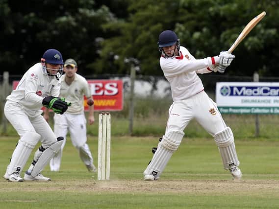 Brigade batsman Kyle Magee pictured in action in their win at Ardmore on Sunday. DER2518-132KM