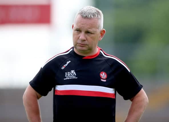 Derry Under 20 manager Mickey Donnelly. (Â©INPHO/Tommy Dickson)