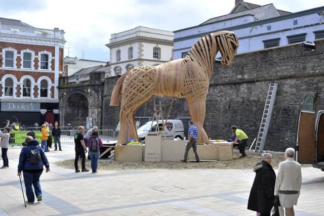 The Wooden Horse of Troy will be returning to Derry this summer. DER3317GS105