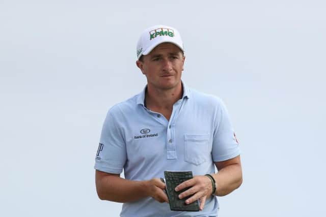 Paul Dunne during the third round of the Irish Open