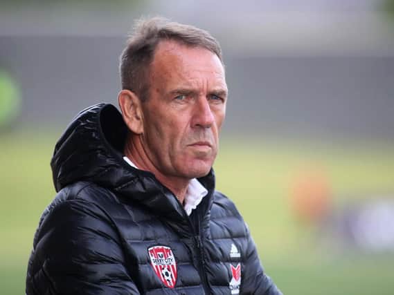 Derry City manager Kenny Shiels.