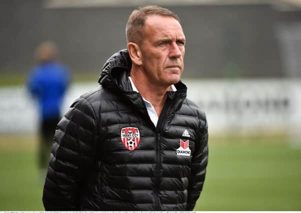 Derry City manager Kenny Shiels.