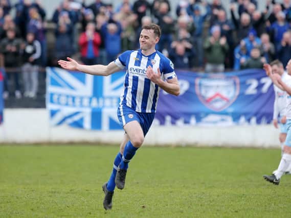 Darren McCauley scored Coleraine's first goal in Europe in 15 years when he netted in the away leg last week.