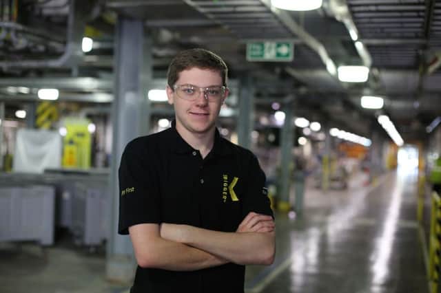 Jack McLaughlin, who is currently working on an apprenticeship with DuPont.