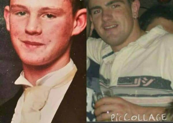Mark McCann and Conor Carlyle who died by suicide