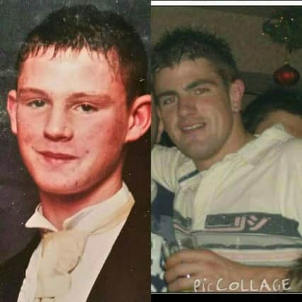 Mark McCann and Conor Carlyle who died by suicide