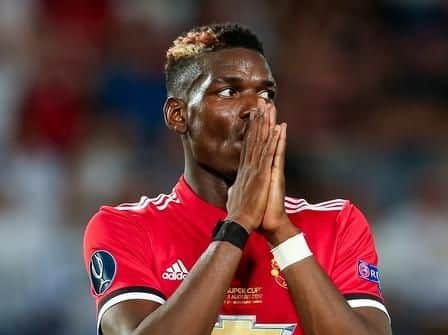 Man United midfielder Paul Pogba