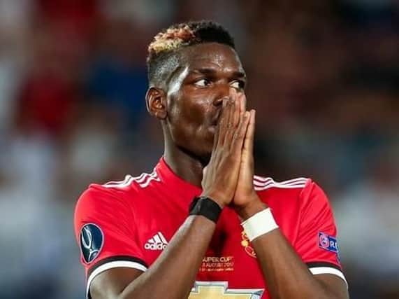 Man United midfielder Paul Pogba